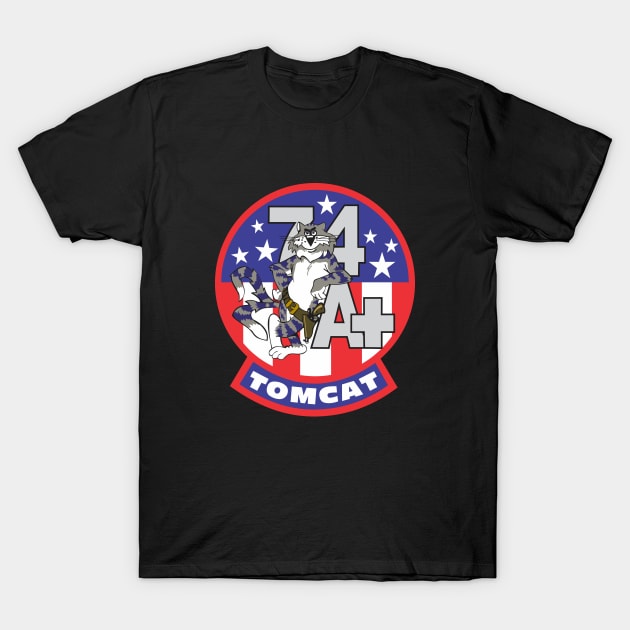 Grumman F-14 Tomcat A+ (plus) 74 T-Shirt by TomcatGypsy